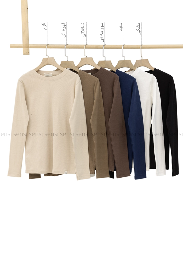 بلوز کبریتی یقه 5سانت کد1004452